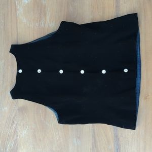 90sVINTAGE Rhinestone and Velvet Top